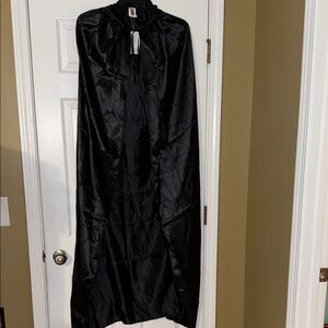 Elegant Black Cape with hood